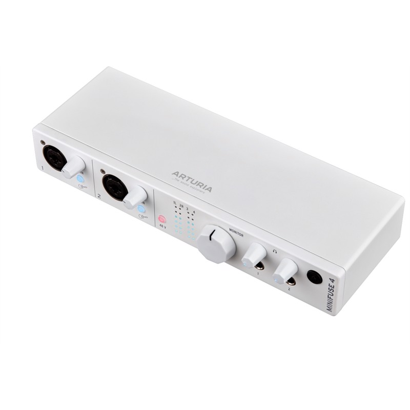 Arturia Minifuse 4 Lydinterface i Hvid - Fantastisk Tilbud!
