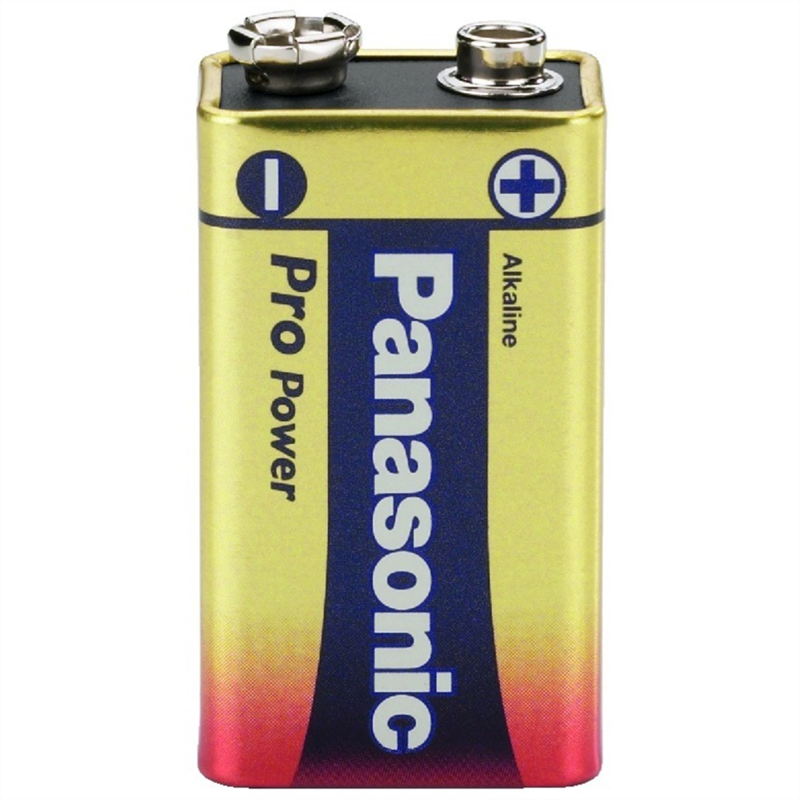 Alkaline Batteri 9v   Lr 61     fra Panasonic