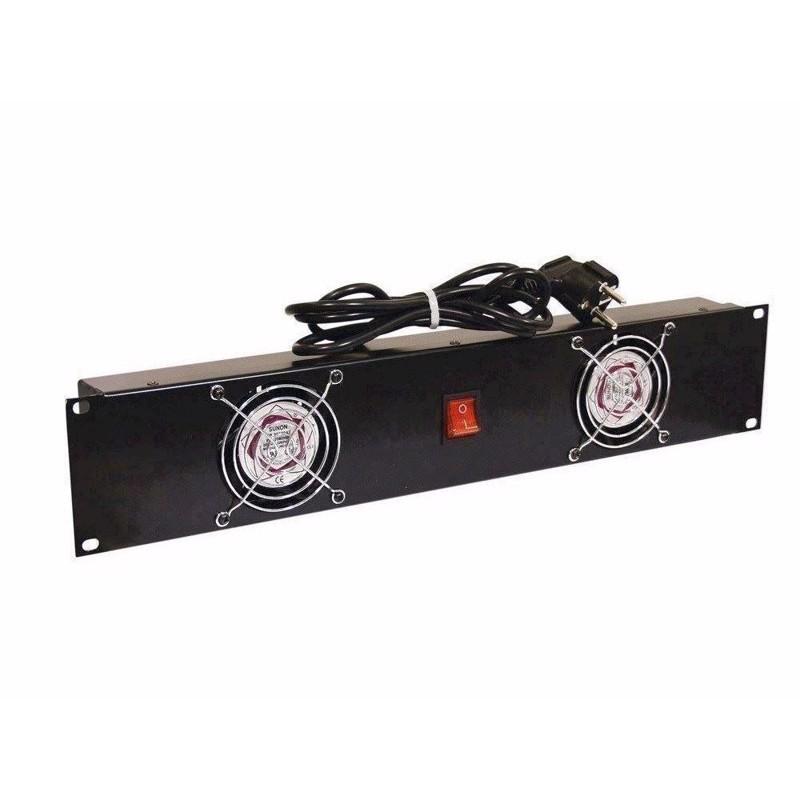 19" Rackpanel med 2 Ventilationsblæsere - Optimal Køling