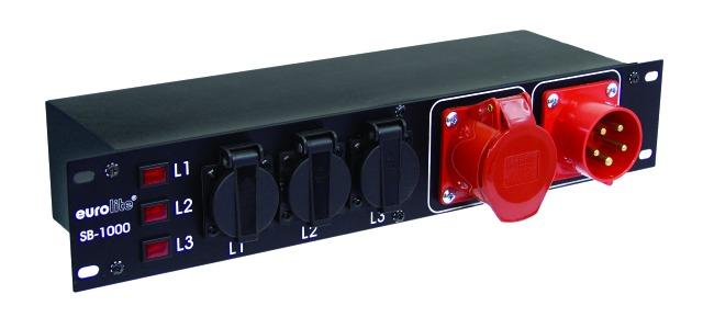 Sb 1000 Cee Strømfordeler (16A) til 19" Rack