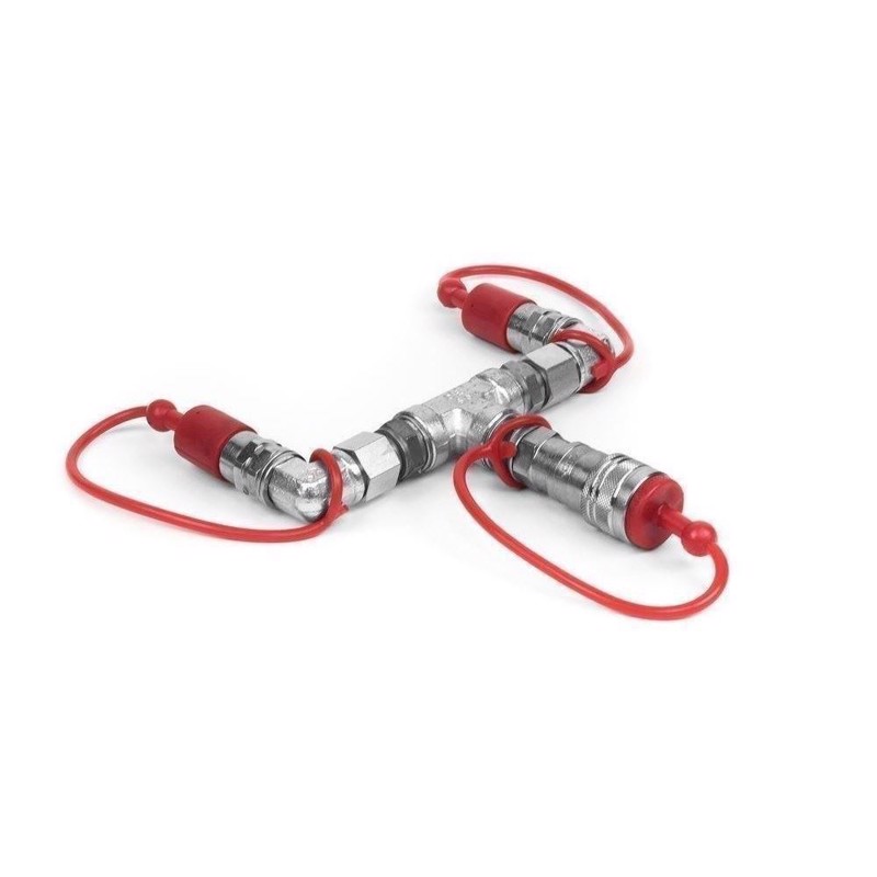 Co2 Splitter (2 Co2 Jets To 1 Co2 Bottle) fra Tcm Fx