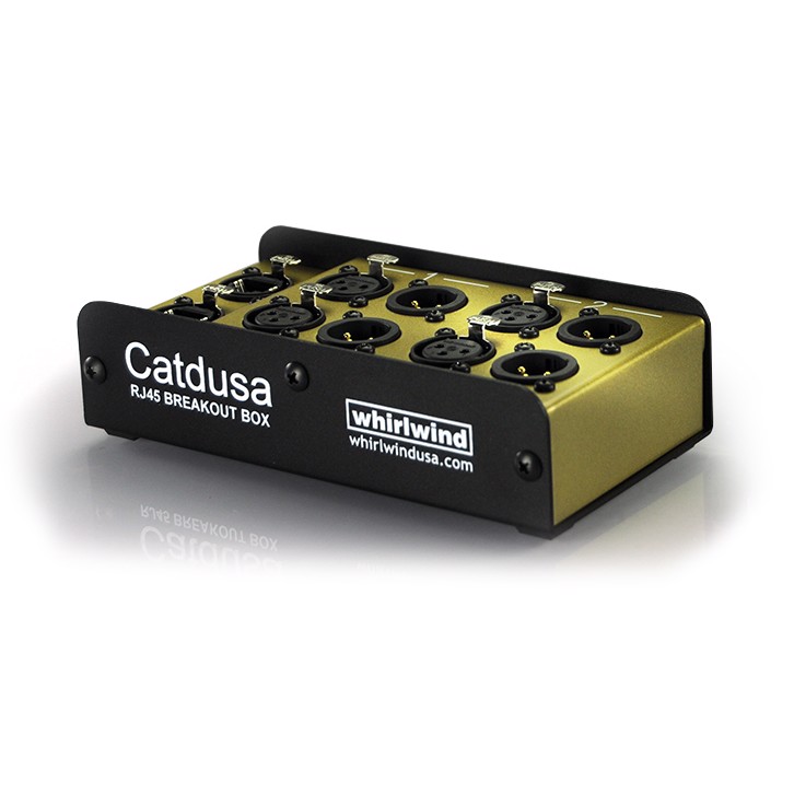 Catdusa 4-kanals analog snake box - XLR til Cat6 adapter