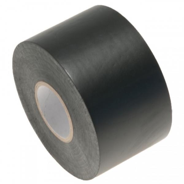 Dansevinyl Tape 50mm x 33m – Høj elasticitet, sort PVC