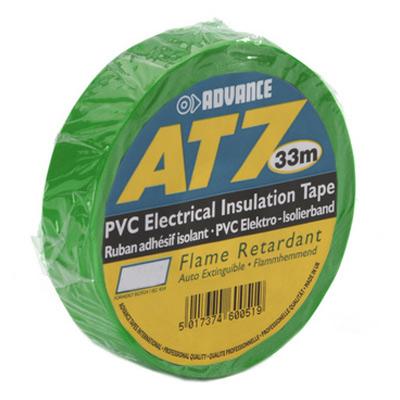 AT7 PVC Tape 19mm x 33m Grøn - Professionel Kvalitet