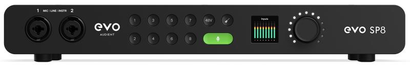 Evo Sp8   8 Channel Smart Preamp Med Ad Da fra Audient