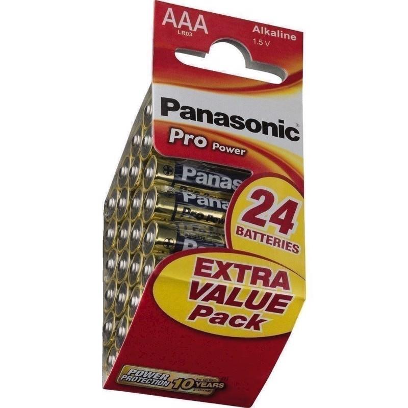 Panasonic Alkaline AAA Batteri LR03 - Lang Levetid!