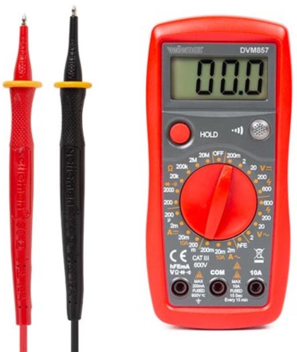 Velleman Dvm857 Digitalt Multimeter til præcise målinger