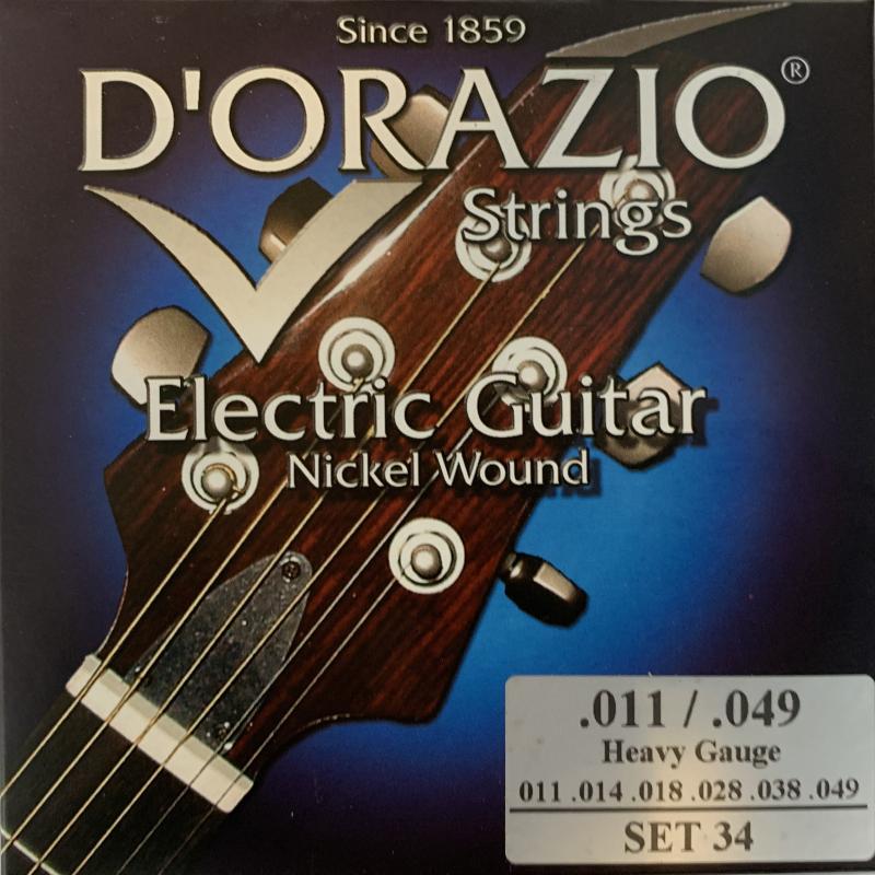 Dorazio Set34 Guitarstrenge 0.11-0.49 - Tilbud!