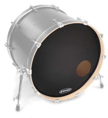 Evans BD22RONX 22" Onyx Resonant Stortrommeskind