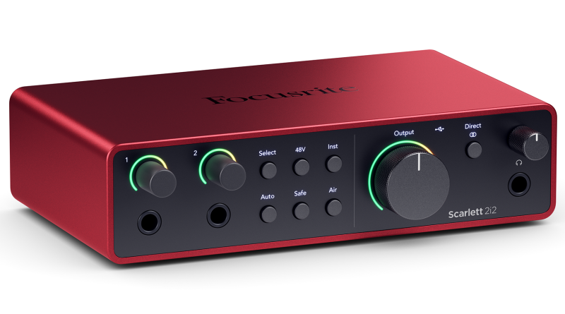 Focusrite Scarlett 2i2 4. generation Lydkort til studiebrug