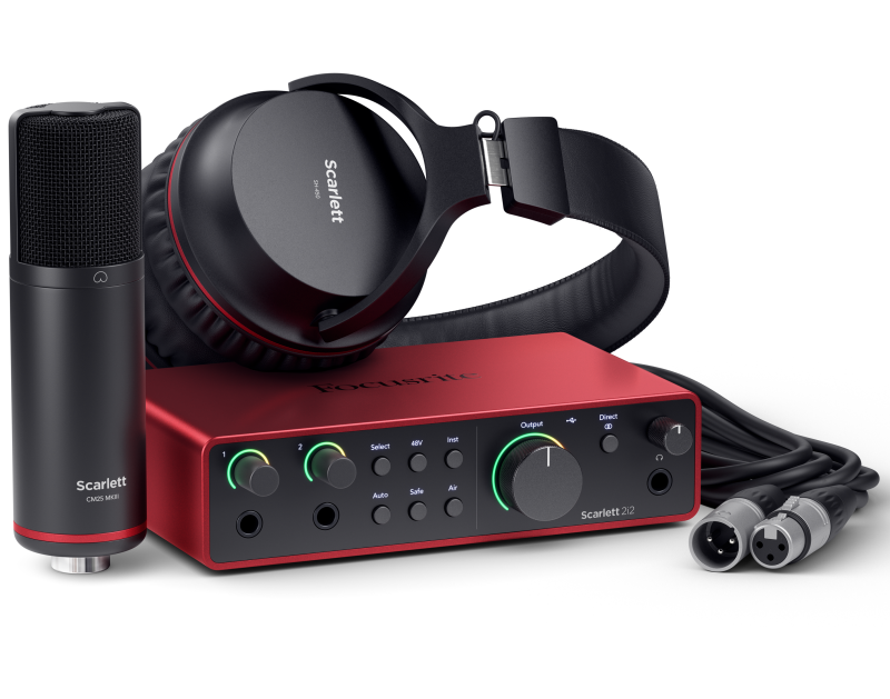 Scarlett 2i2 Studio 4th Gen Lydkort Bundle - Begyndersæt