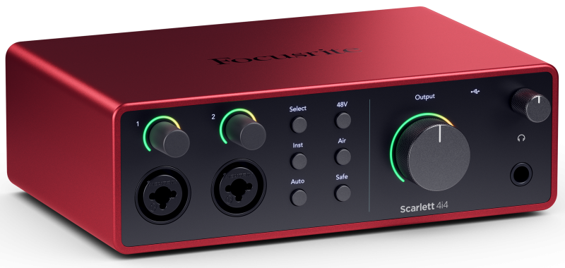 Focusrite Scarlett 4i4 lydkort på tilbud!