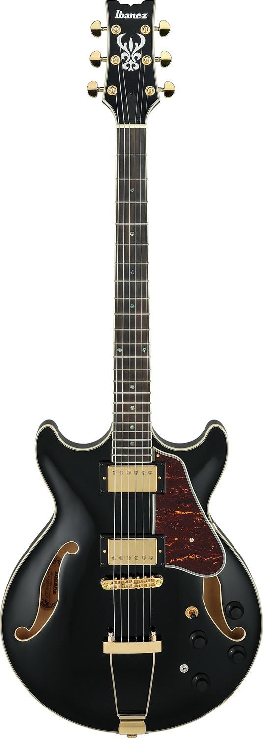 Ibanez AMH90 Bk Artcore Elguitar - Sort, Fantastisk Tilbud!