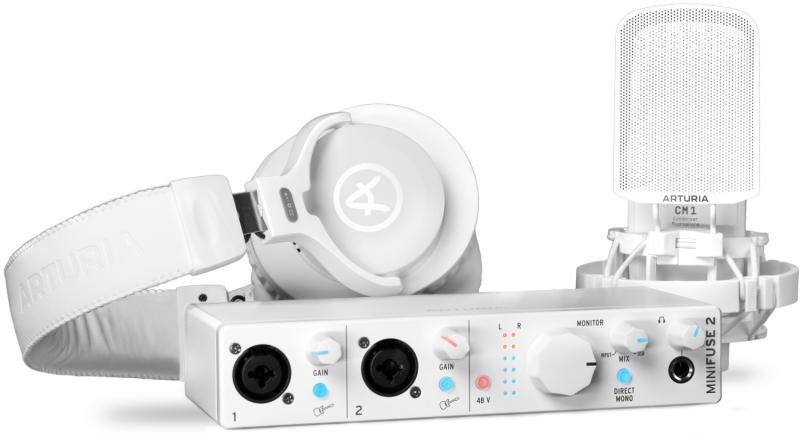 Arturia Minifuse 2 Indspilningspakke - Hvid Design