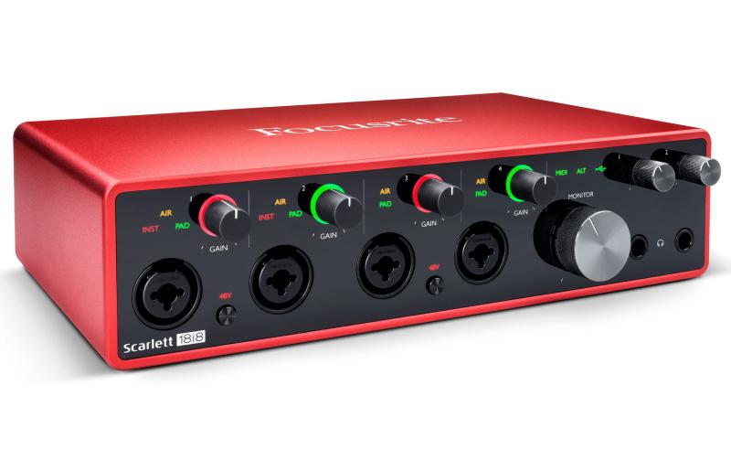 Focusrite Scarlett 18i8 3rd Gen Lydkort - Professionelt Interface