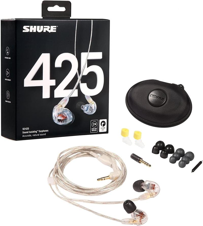 Shure SE425 CL In-Ear Hovedtelefoner - Høj Kvalitet