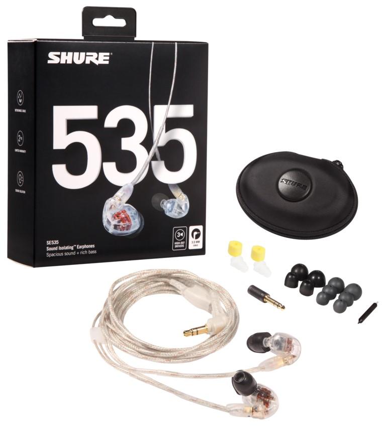 Shure SE535 CL In-Ear Hovedtelefoner - Professionel Lydkvalitet
