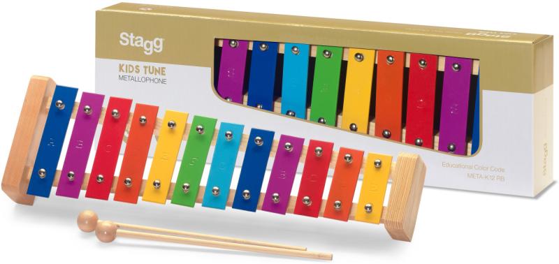 Regnbue Klokkespil til Børn - Musikleg og Læring!