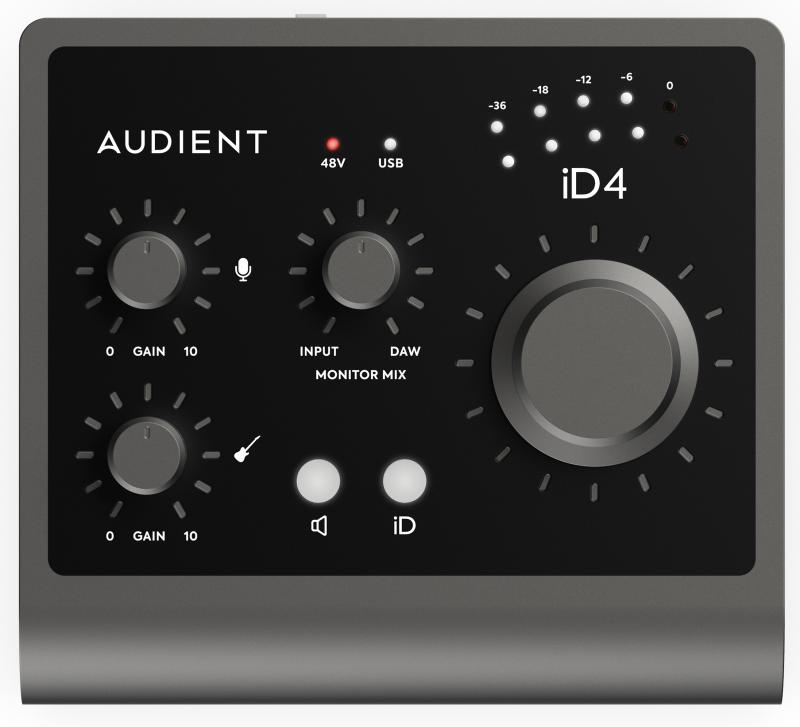 Audient ID4 MKII 2in 2out Lydinterface på tilbud!