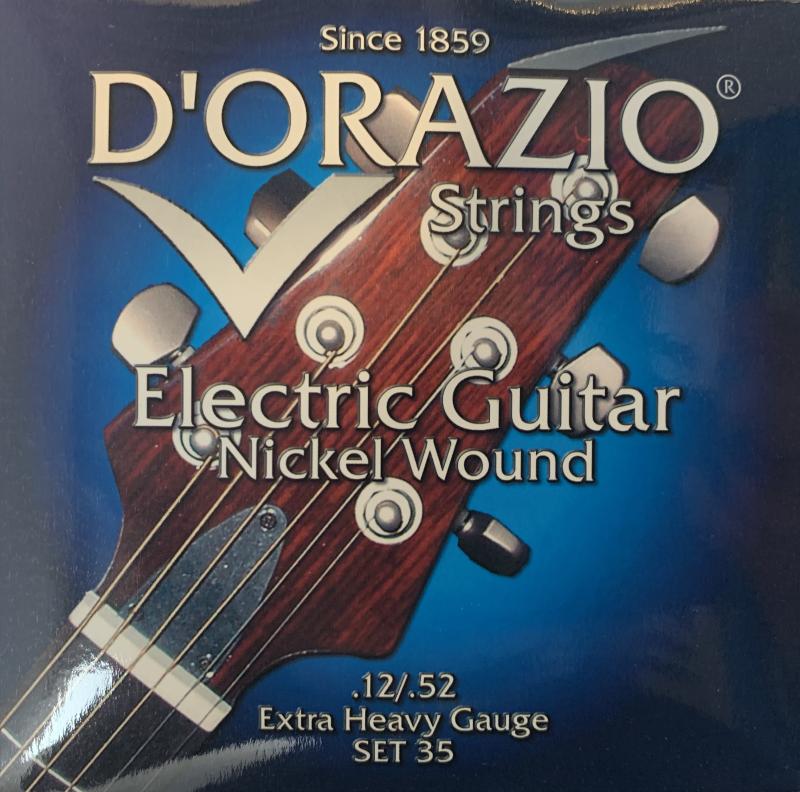 Set35 0.12 0.52 Gitarsnore fra Dorazio - Ekstra Heavy