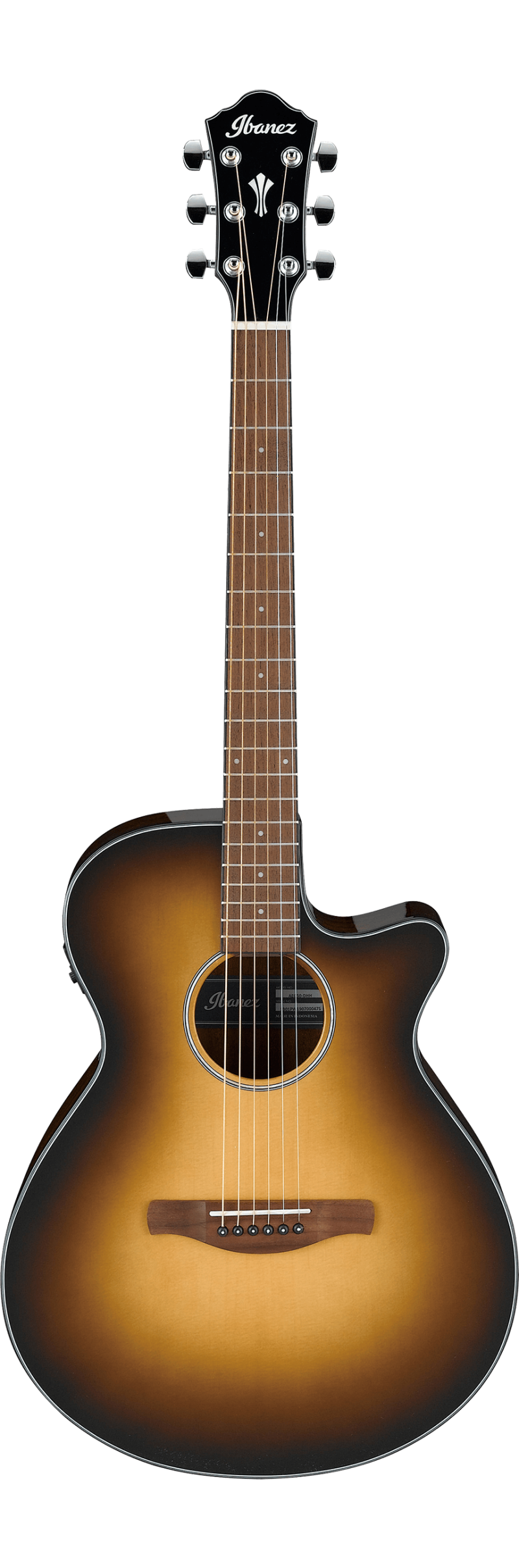Ibanez AEG50 DHH Western Guitar med Pickup - Mørk Honning