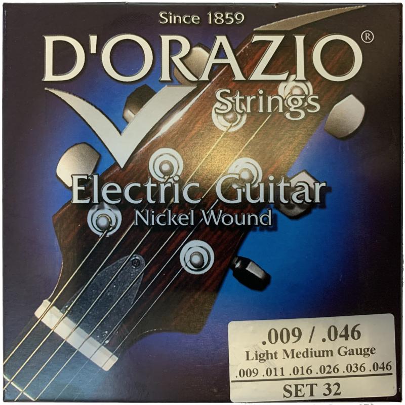 Set32 Guitarstrenge 0.09-0.46 fra Dorazio - Fantastisk Tilbud!
