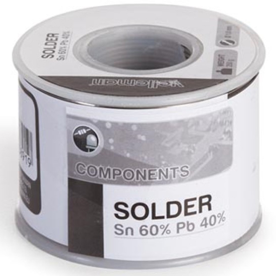 Loddetin 60% Sn 40% Pb, ø1mm (250g) - Lavt smeltepunkt!
