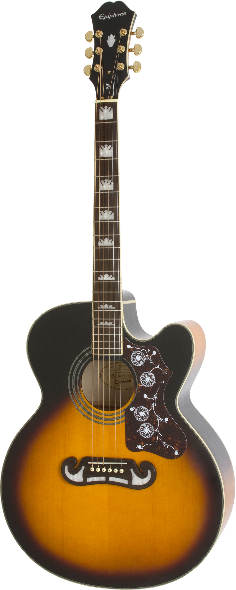 J 200 Ec Studio Vs Western Guitar   Vintage Sunburst fra Epiphone