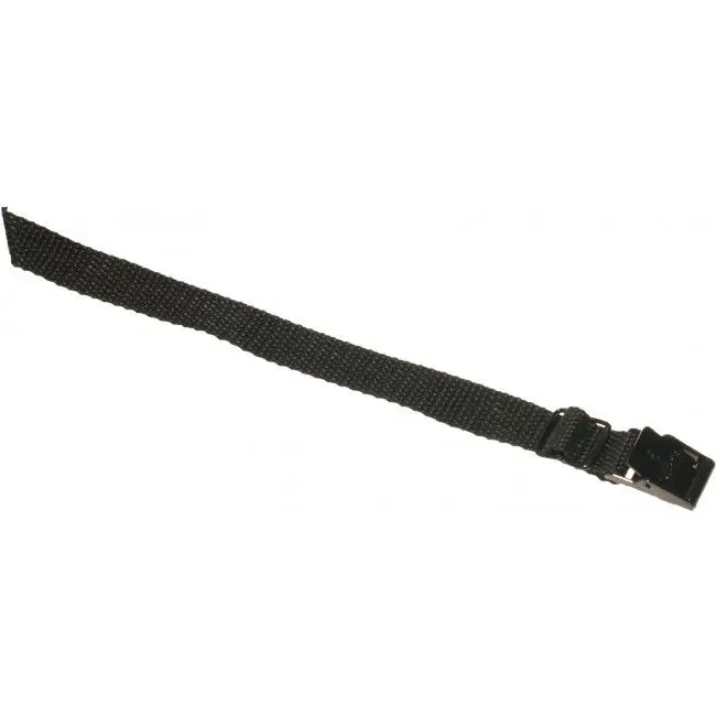 Strop   50 Cm X 18 Mm   Sort Med 2 Kabel Loops fra Arno